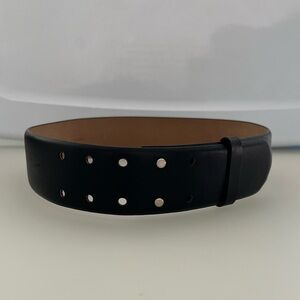Ann Taylor 2” wide black leather belt. Size S. Brand new.